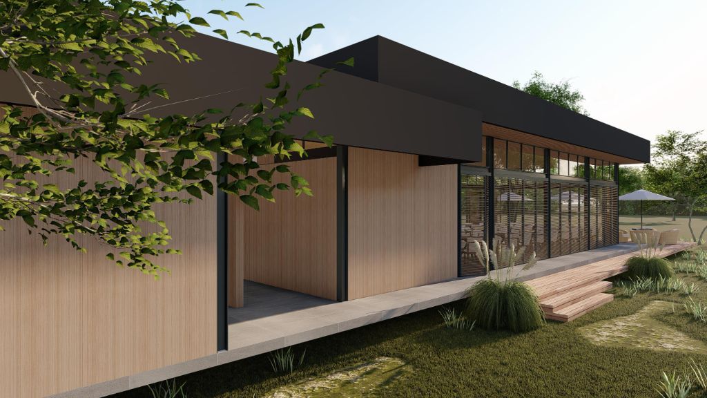 Club House – Acceso lateral
